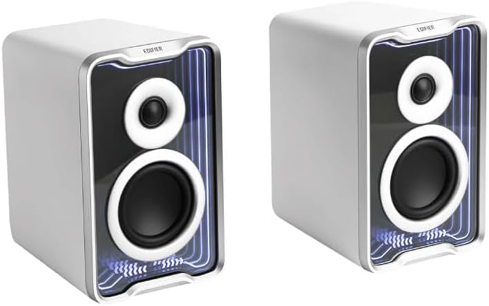 EDIFIER QR30 - Haut-Parleurs Actifs avec Bluetooth V5.4, Effets Lumineux dynamiques. 30 Watts RMS
