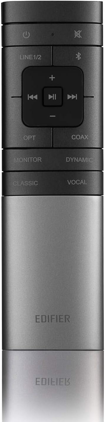 EDIFIER S2000MKIII - Enceintes Bibliothèques Amplifiées Bluetooth 2.0 - Moniteur de Studio de proximité Actives Tri-amplifiées 130w pour Audiophiles avec Entrée Optique, sans-Fil