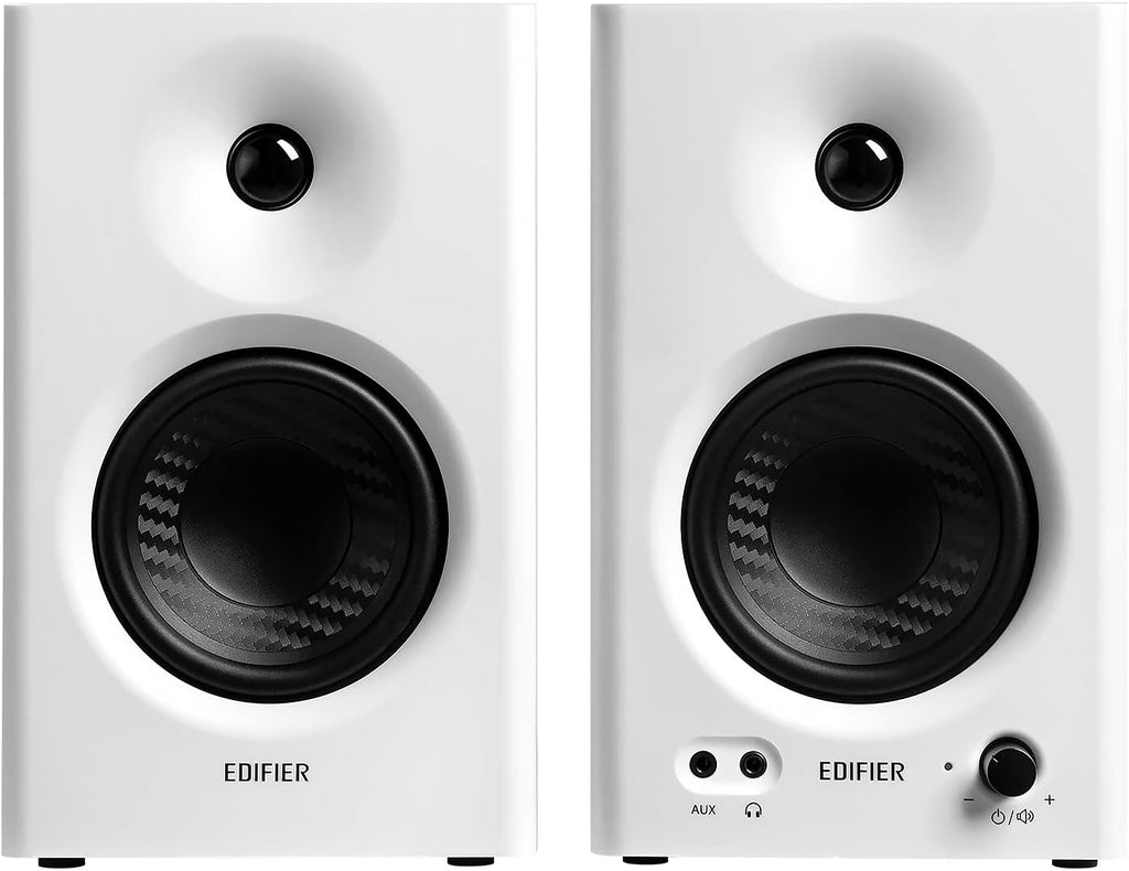 Edifier MR4 - Moniteur de Studio Compact 2.0, Amplificateur Classe D, Deux Modes Sonores, 42W