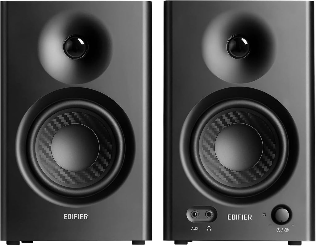 Edifier MR4 - Moniteur de Studio Compact 2.0, Amplificateur Classe D, Deux Modes Sonores, 42W