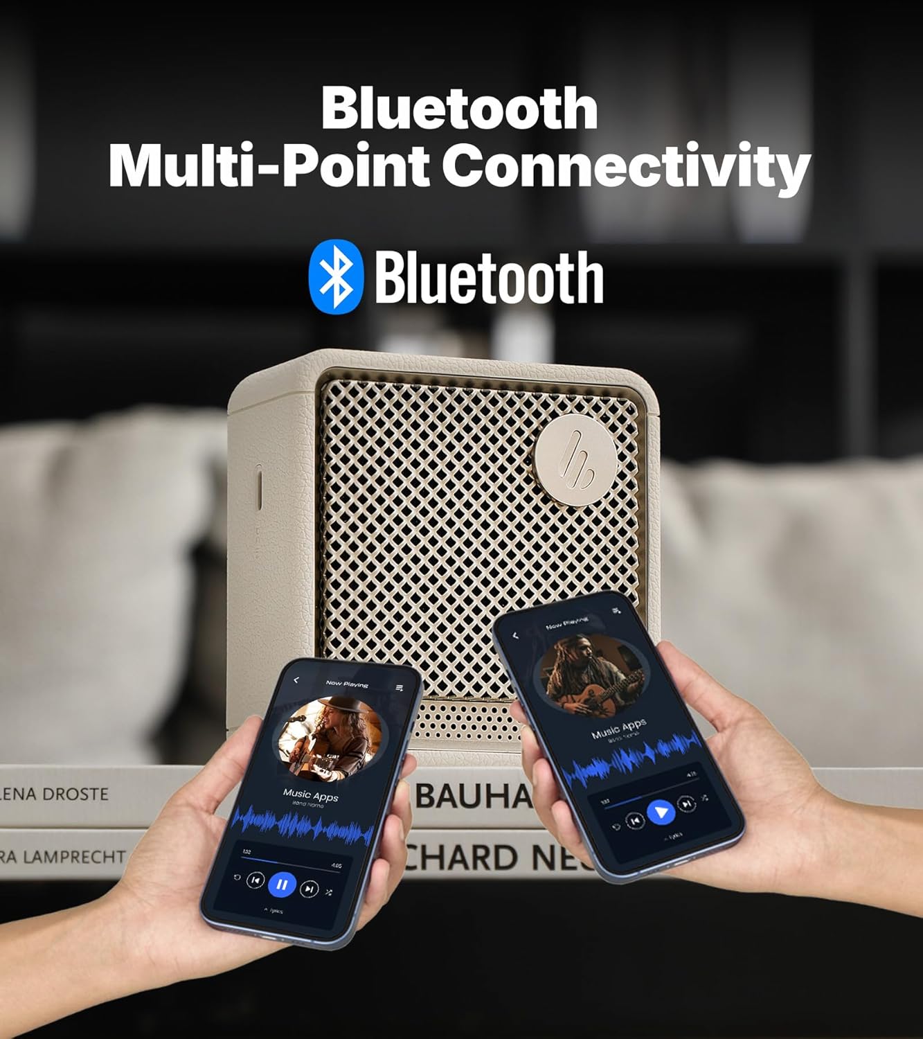 Edifier ES20 - Enceinte Bluetooth portable, étanche IP67, 12 heures d'autonomie, connectivité sans fil pour la maison, le bureau et l'extérieur