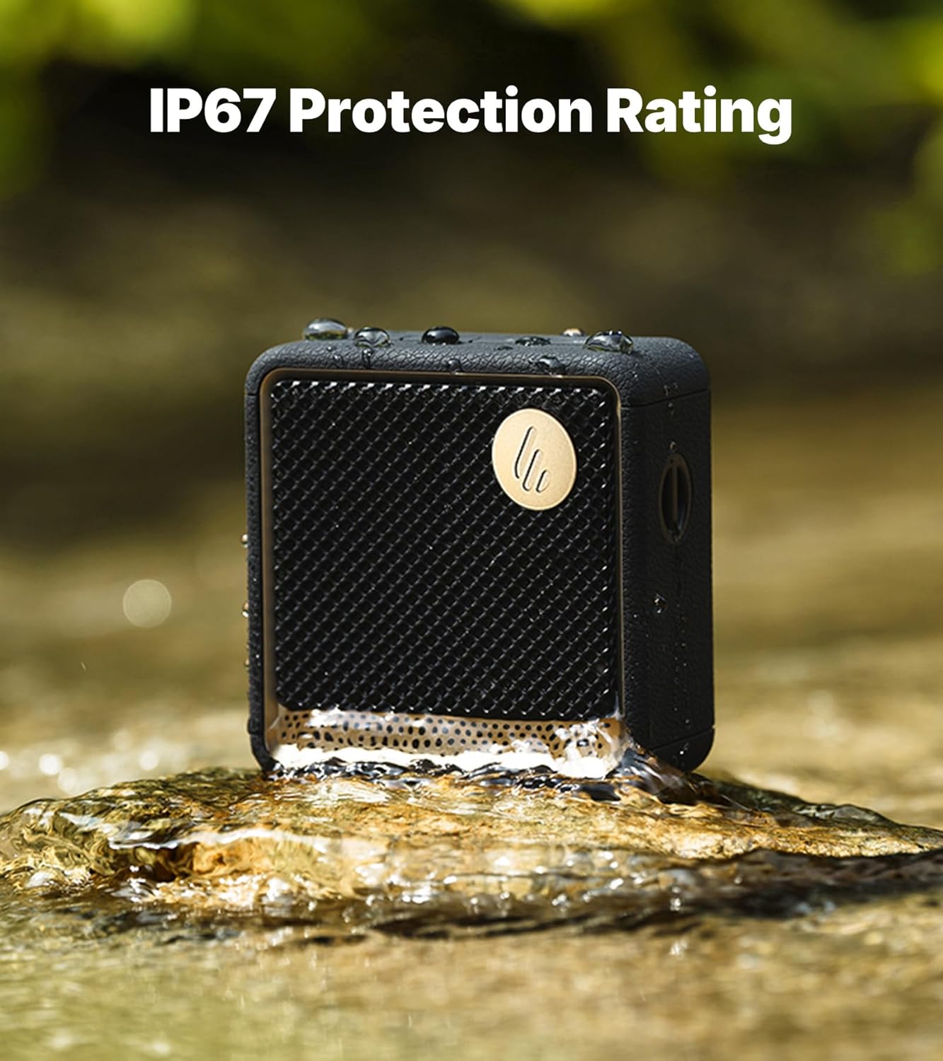 Edifier ES20 - Enceinte Bluetooth portable, étanche IP67, 12 heures d'autonomie, connectivité sans fil pour la maison, le bureau et l'extérieur