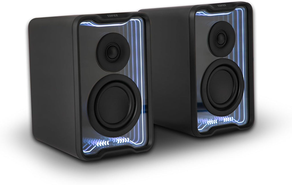 EDIFIER QR30 - Haut-Parleurs Actifs avec Bluetooth V5.4, Effets Lumineux dynamiques. 30 Watts RMS