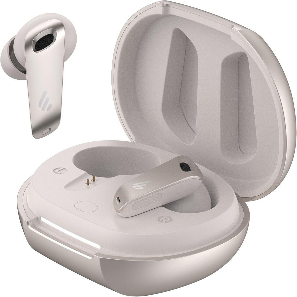 Edifier NeoBuds Plus - Écouteurs Sans Fil Hi-Res Audio, Réduction Active du Bruit (ANC), Autonomie 24h