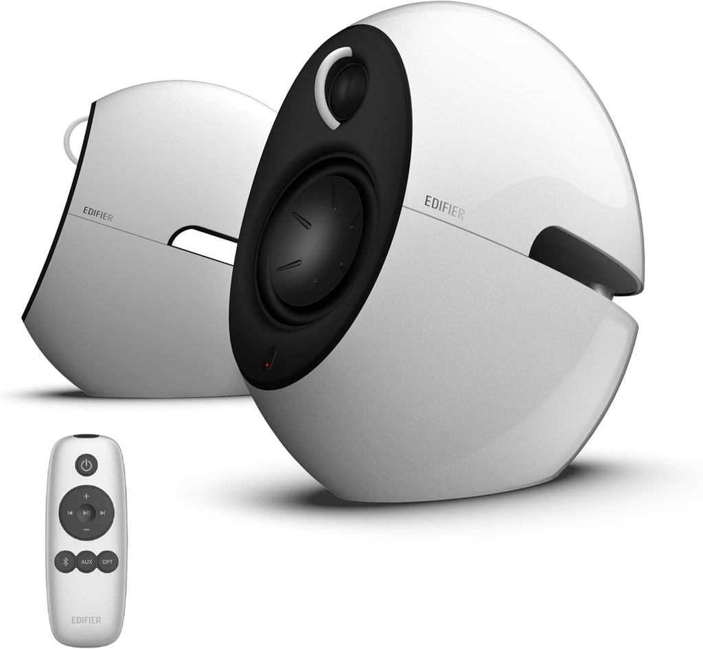 EDIFIER E25HD - Ensemble De Haut-Parleurs Design Avec Bluetooth 5.3 (74 Watts), Audio Hi-Res Sans Fil, LDAC Et Modes Sonores Via L'Application Edifier ConneX