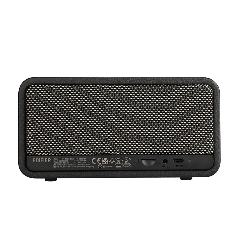 EDIFIER MP230 - Enceinte Portable Bluetooth sans Fil Lecture Via Bluetooth, AUX et Carte Micro SD - 20W RMS
