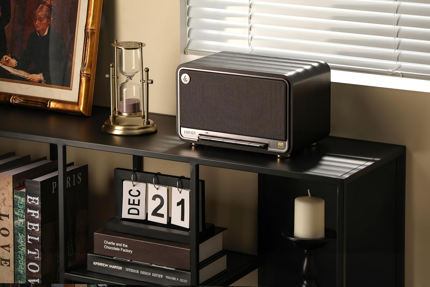 Edifier D32 - Enceinte Bluetooth Transportable sans Fil Fonctionne avec Airplay 2 certifié Audio Haute-Résolution, 60 W RMS