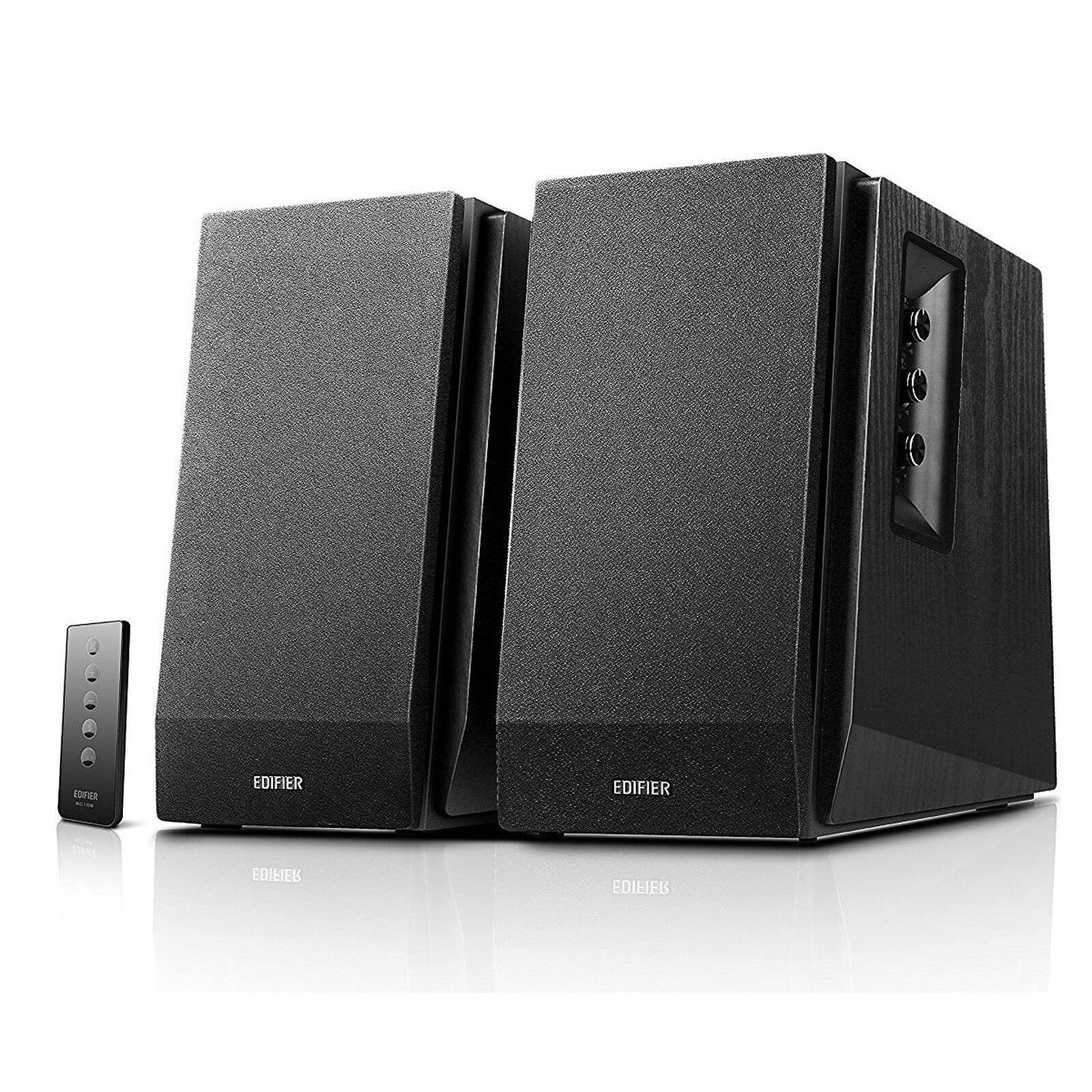 EDIFIER R1700BT - Enceintes Bibliothèque Bluetooth Actives - Moniteurs de studio actif à champ proche - Haut parleurs alimentés 2.0 avec coffrage en bois - 66 watts RMS