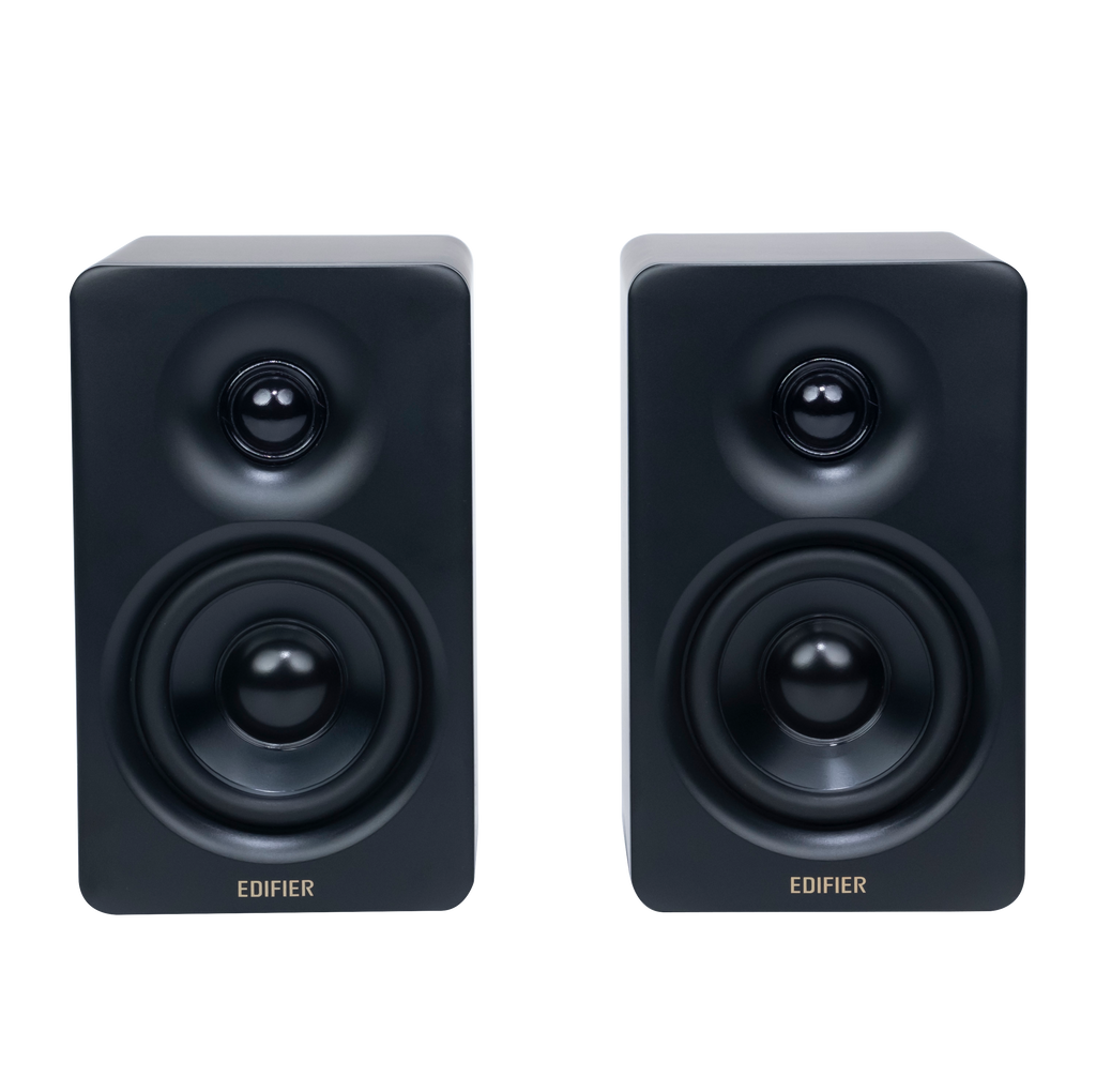 Edifier M60 - Haut-parleurs Bibliotheques 2.0, Bluetooth 5.3, 66W RMS, Audio Hi-Res, LDAC, Basses 3" & Tweeter 1", Entrées USB-C & AUX, Panneau Tactile Sensible, Enceintes PC